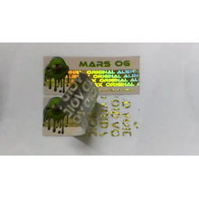 Custom colour printed 3D Hologram Stickers Label Holographic Foil Sticker